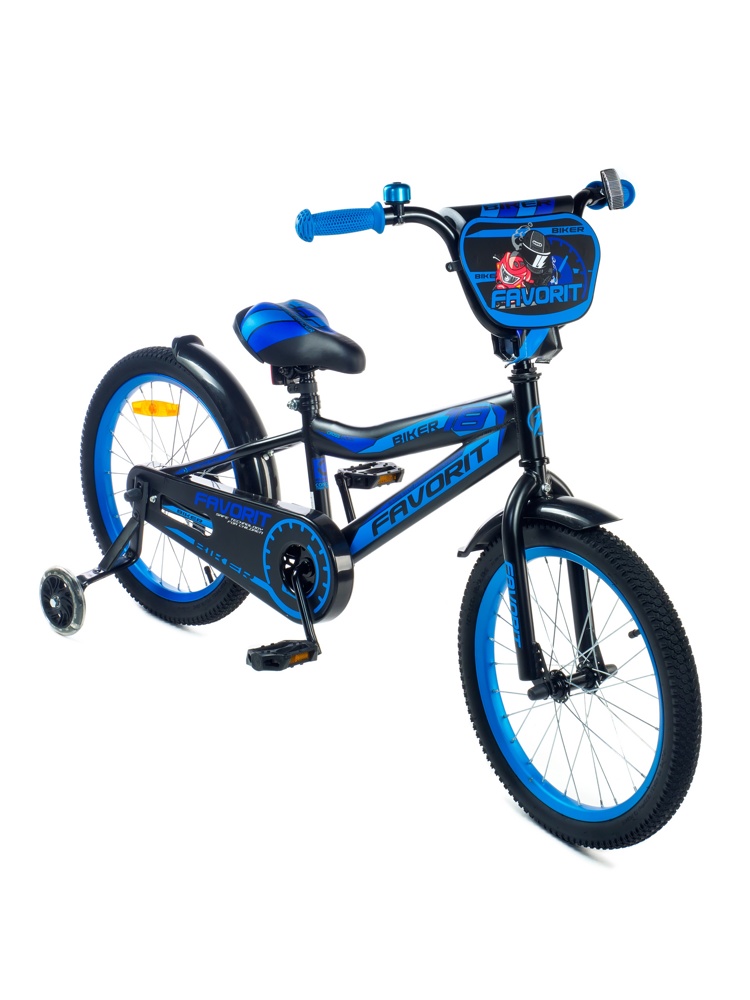 Детский велосипед Favorit Biker 18 BIK-18BL синий - фото2