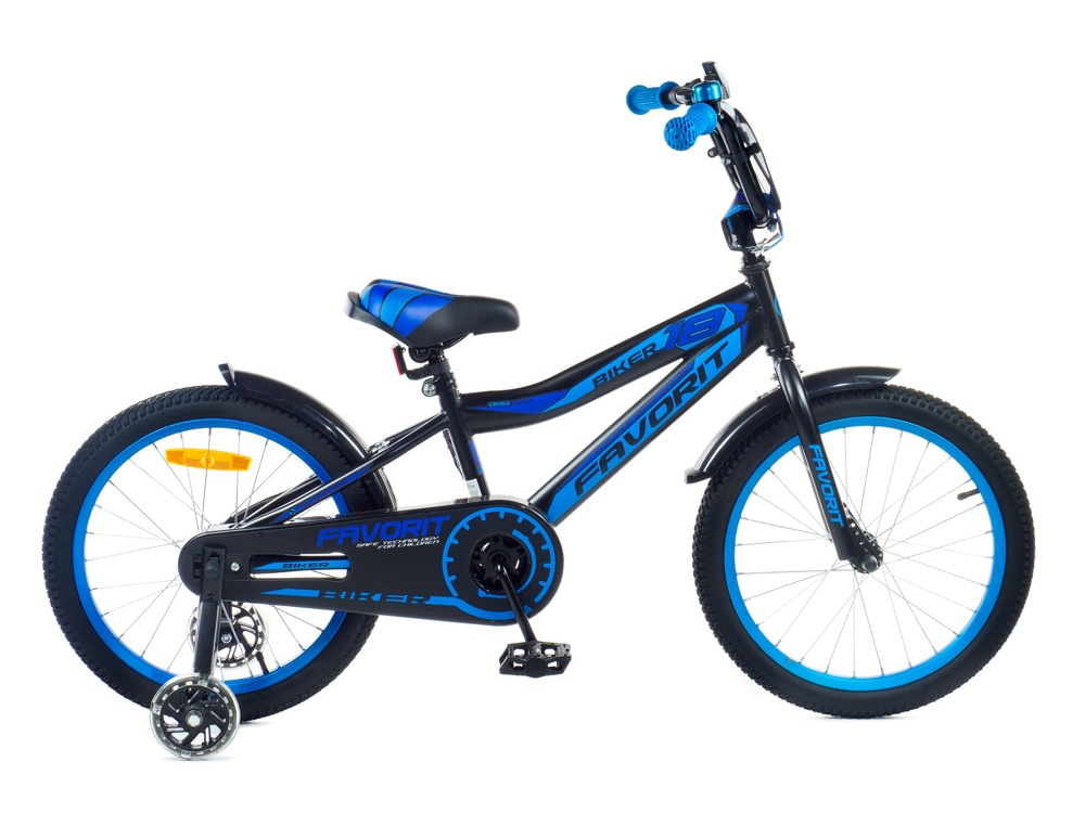 Детский велосипед Favorit Biker 18 BIK-18BL синий
