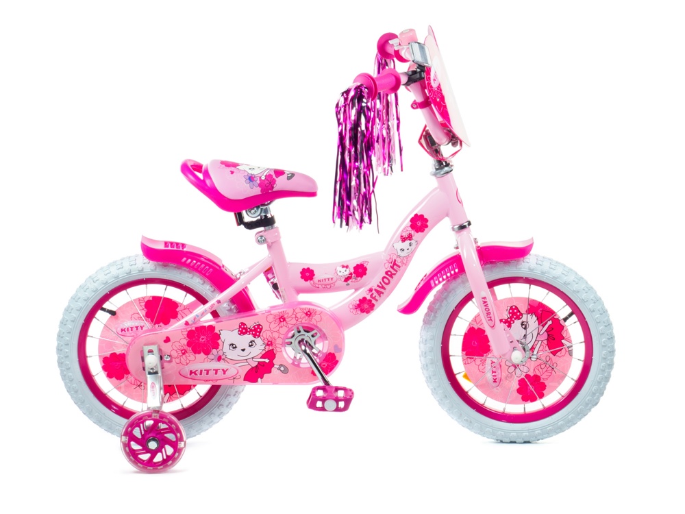 Детский велосипед Favorit Kitty 14 KIT-14PN розовый