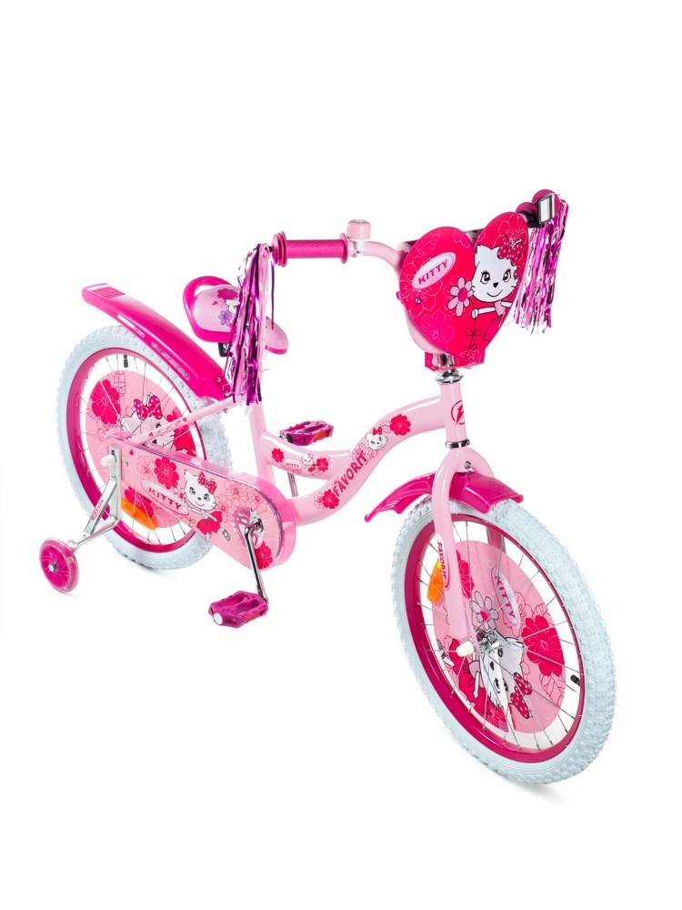 Детский велосипед Favorit Kitty 20 KIT-20PN розовый - фото2
