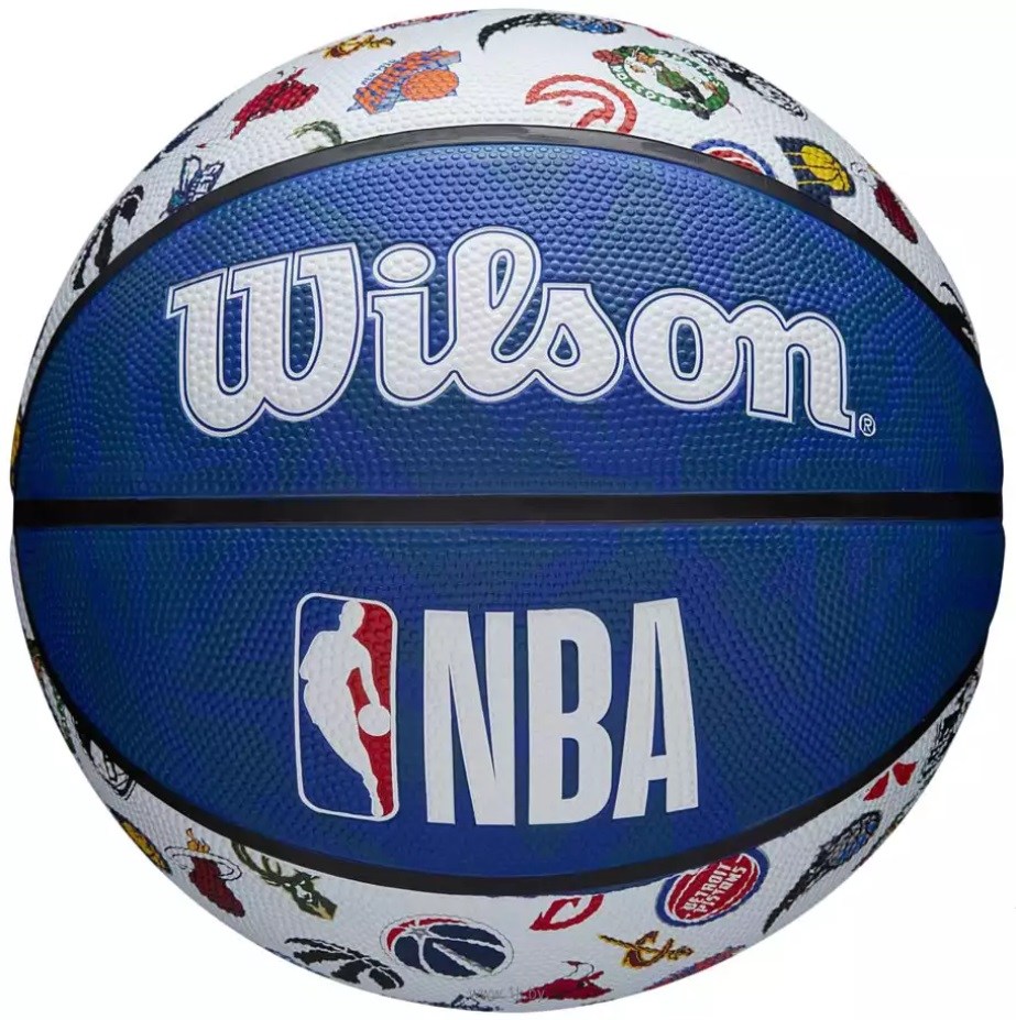 Мяч баскетбольный №7 Wilson NBA All Team Rubber - фото