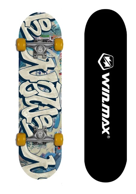 Скейтборд WIN.MAX Graffity white WME05015Z2