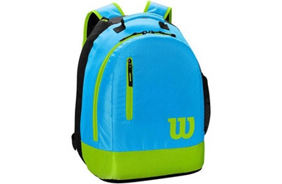 Рюкзак-сумка теннисная Wilson Youth Backpack WR8000003001 (голубой/салатовый) - фото