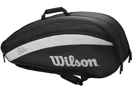 Чехол-сумка для ракеток Wilson Fed Team 6 Pack WR8005701001 (черный) - фото
