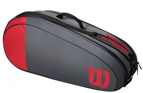 Чехол-сумка для ракеток Wilson Team 6 Pack WR8009803001 (красный/серый) - фото