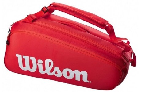 Чехол-сумка для ракеток Wilson Super Tour 9 Pack WR8010501001 (красный) - фото2