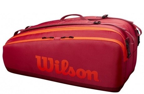 Чехол-сумка для ракеток Wilson Tour 12 Pack WR8011202001 (темно-красный) - фото2