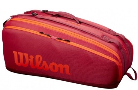 Чехол-сумка для ракеток Wilson Tour 12 Pack WR8011202001 (темно-красный) - фото
