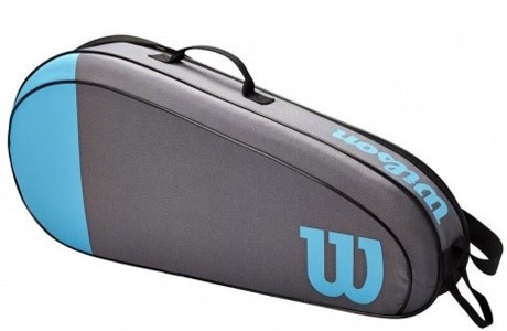 Чехол-сумка для ракеток Wilson Team 3 Pack WR8011501001 (голубой/серый) - фото