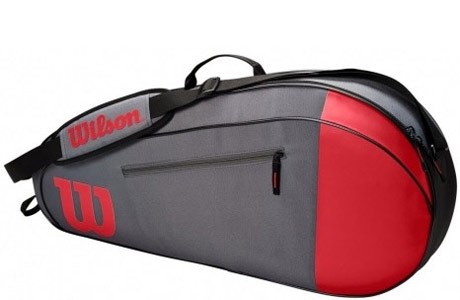 Чехол-сумка для ракеток Wilson Team 3 Pack WR8011502001 (красный/серый) - фото2