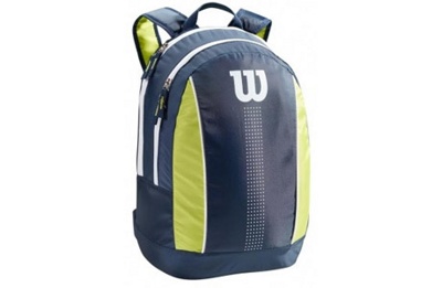 Рюкзак-сумка теннисная Wilson Junior Backpack WR8012902001 (синий/салатовый/белый) - фото