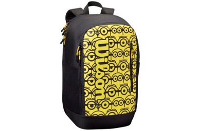 Рюкзак-сумка теннисная Wilson Minions Tour Backpack WR8013801001 (черный/желтый) - фото