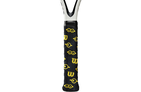 Намотка на ракетку Wilson Minions Overgrip черный, белый, желтый 3шт WR8408401001