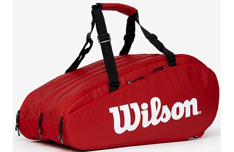 Чехол-сумка для ракеток Wilson Tour 3 Comp 15 Pack WRZ847915 (красный) - фото2