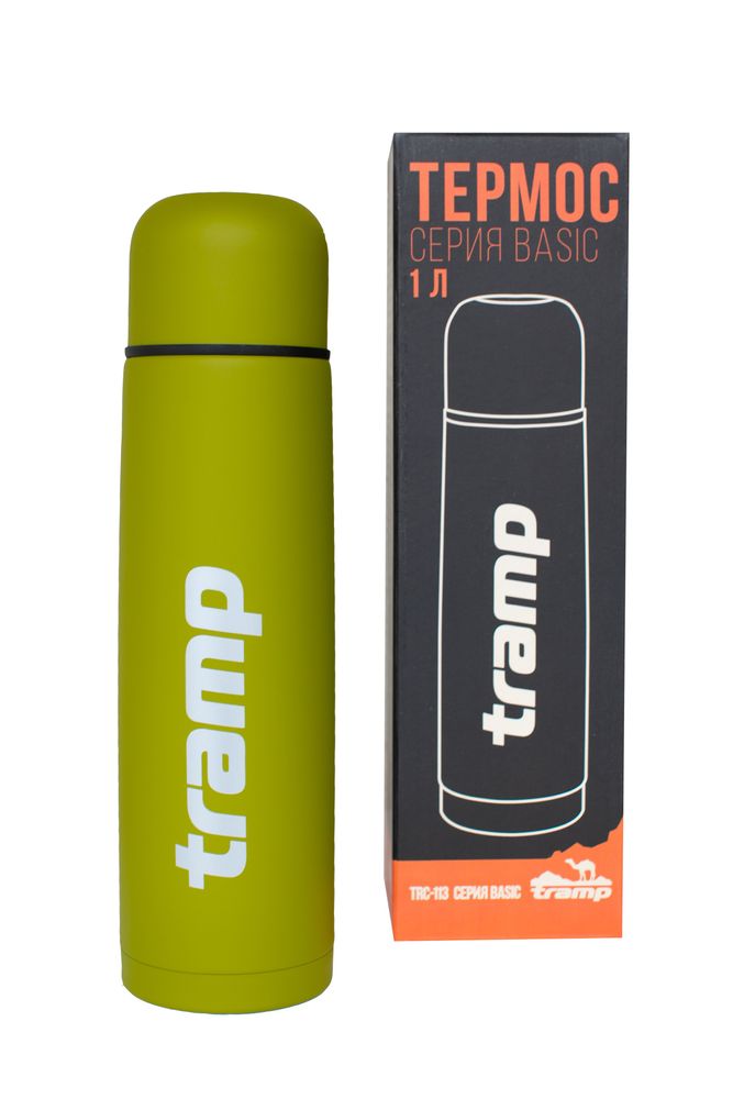 Термос Tramp Basic 1,0 л (оливковый) TRC-113о - фото